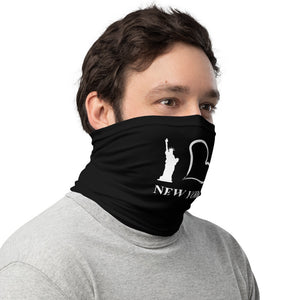 Dr. ZEN "I LOVE NEW YORK" Neck Gaiter and Face Cover in Black